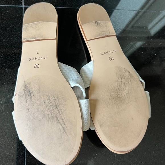 Rothy’s The Knot Women's Sandals – Sand Dollar – Size 7 🤍👡 - Picture 2 of 2